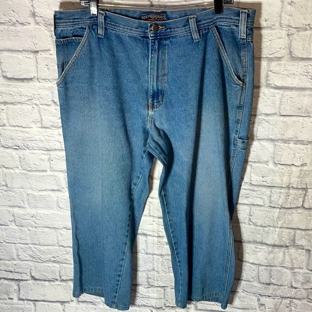Vintage Steve & Barry’s Classic Casual Cargo Pocket Carpenter Jeans Short Pants